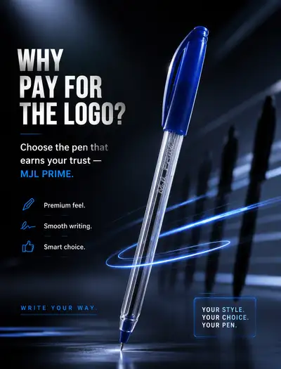 Gen Z Premium Pen Advertising Poster