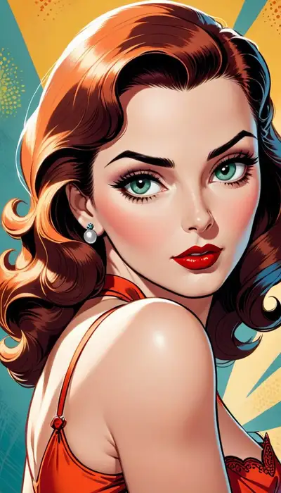 1950s Comic Illustration Prompt