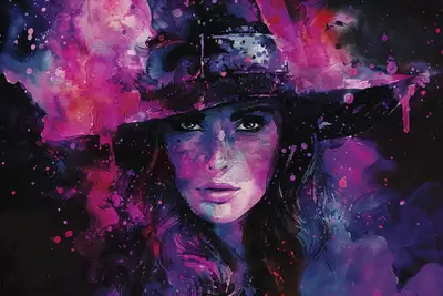 Boho Watercolor Base Prompt