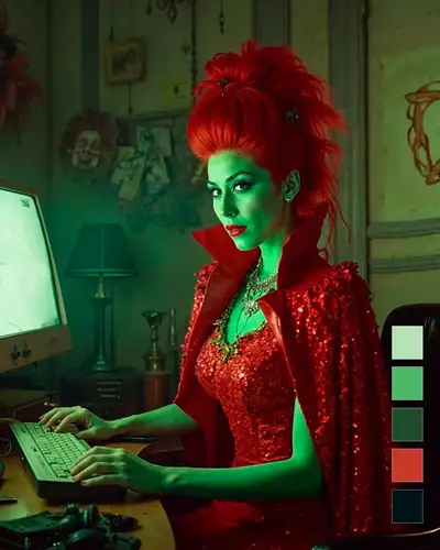 Cinematic Beauty Queen at Vintage Computer
