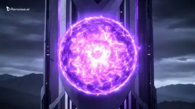 Epic Anime Sci-Fi Battle Scene with Alien Invasion