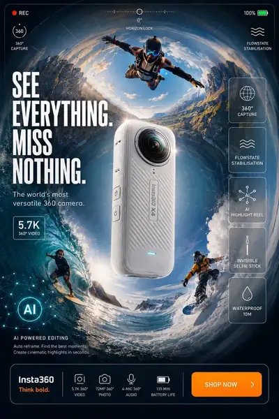GoPro and DJI Action Camera Cinematic Advertisement Duo