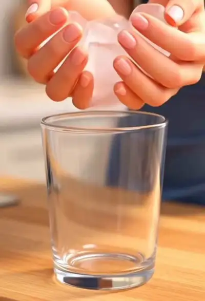 15-Sekunden-3D-Animationsskript für einen gemütlichen Eis-Matcha-Latte