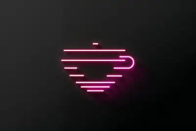 Neon Minimalist Logo Prompt