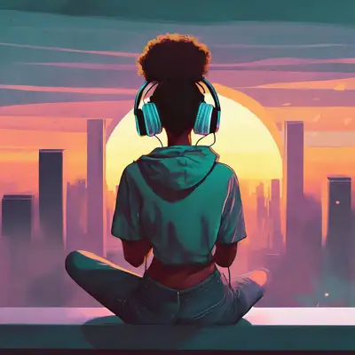Vaporwave Digital Art Panorama
