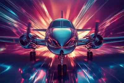Retro-Futuristic Chrome Reflection Prompt