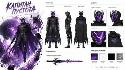Hoja de Referencia del Personaje Capitán Vacío