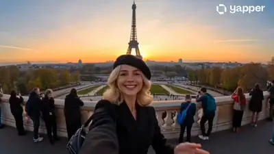 Cinematic Hyper-Lapse Selfie Travel Video