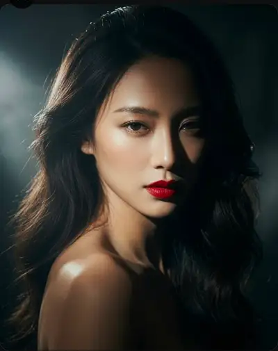 Cinematic Portrait of East Asian Woman