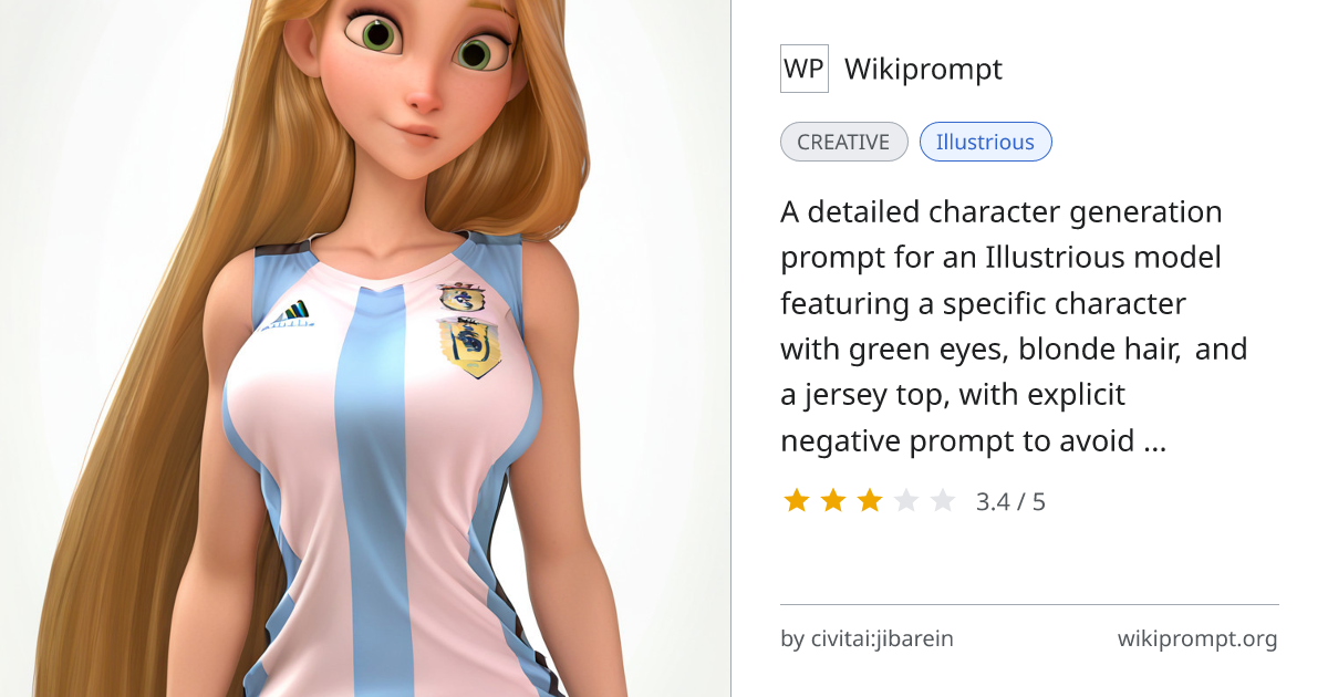 Rapunzelralph Character Prompt | Wikiprompt